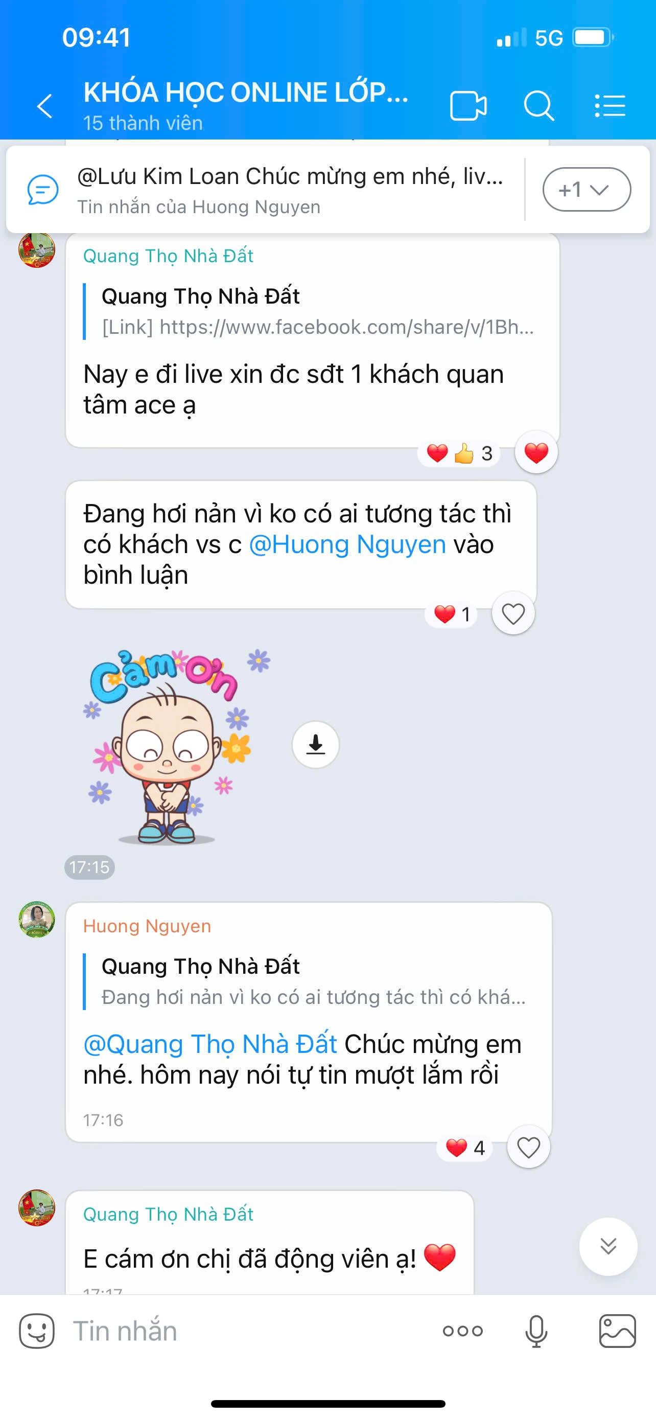 Feedback của học viên 6