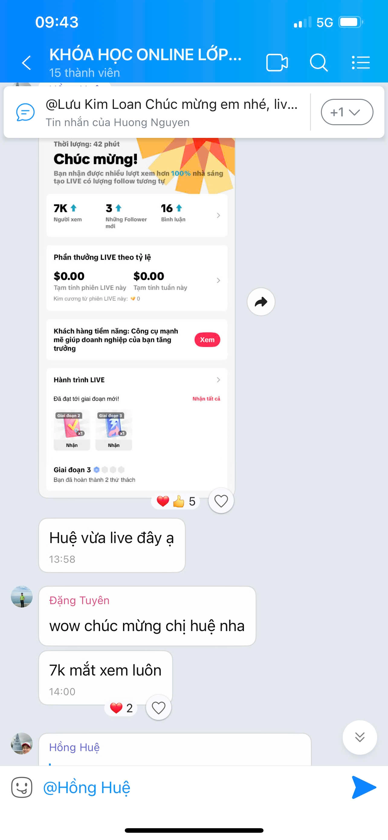 Feedback của học viên 7
