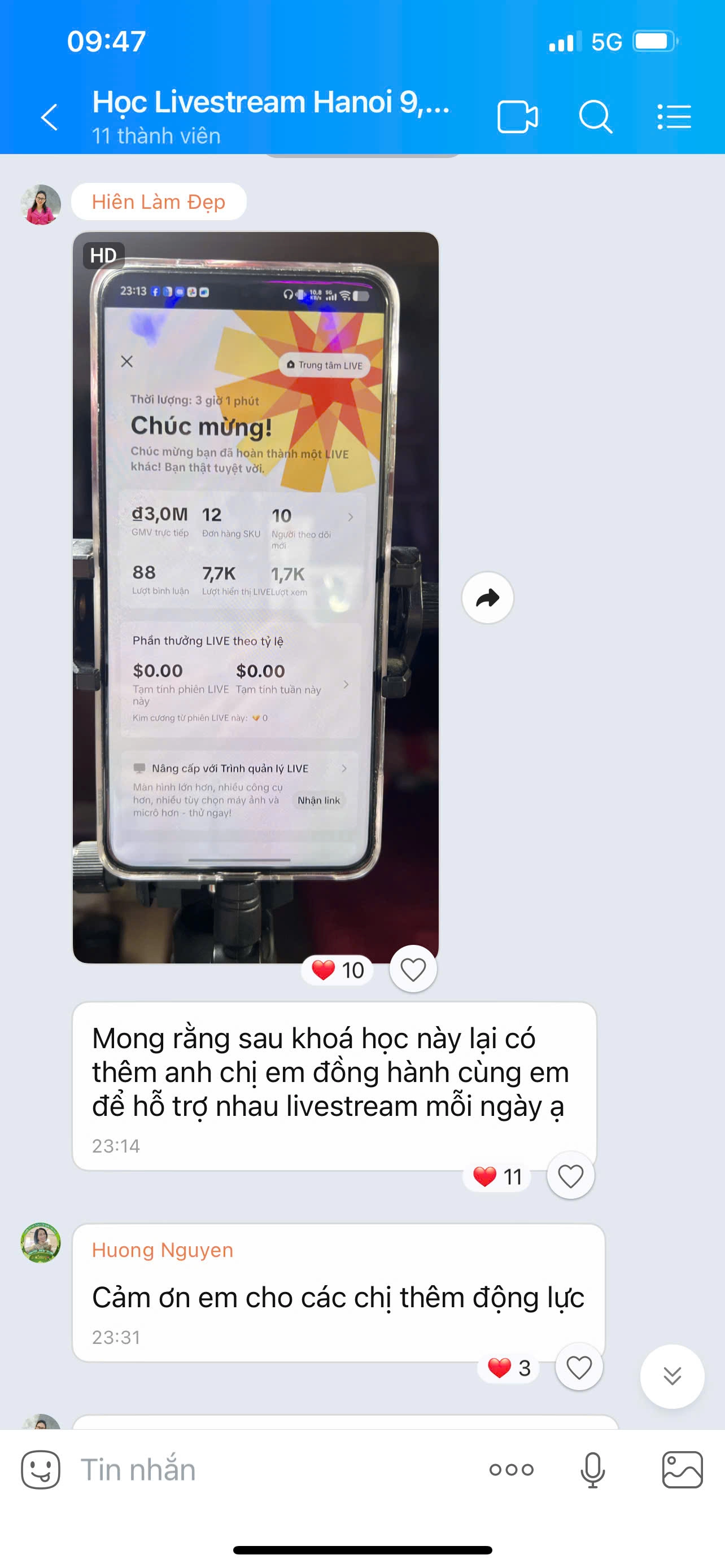 Feedback của học viên 8